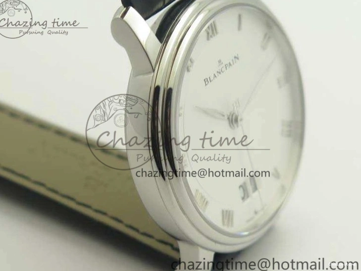 0324 SportInspired Villeret 6669 SS HG 1:1 Best Edition White Dial On Leather Strap V 8099